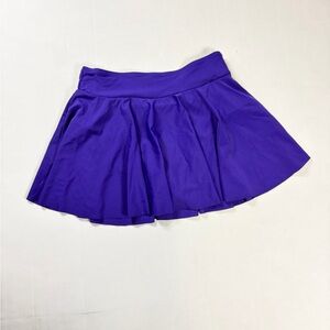 Women's Purple Athletic Skirt with Flared Hem